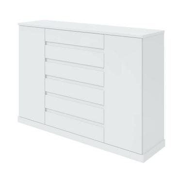 Imagem de Cômoda Sapateira Vedra Branco Brilho – Lopas