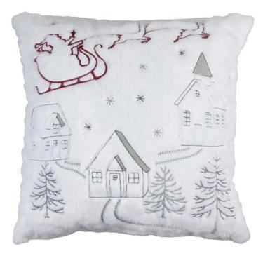 Imagem de Almofada Natalina Vila Nevada 445475 43X43Cm Belchior