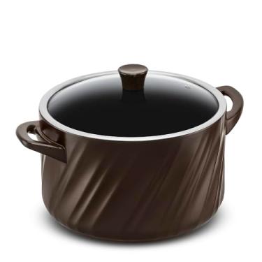 Imagem de Ceraflame Caçarola Twist 28Cm 9500Ml (Inducao) - Chocolate