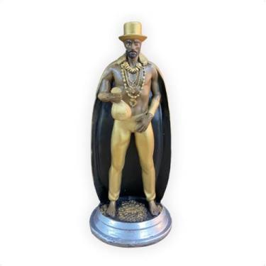 Imagem de Imagem Exu do Ouro 22cm Resina - Umbanda