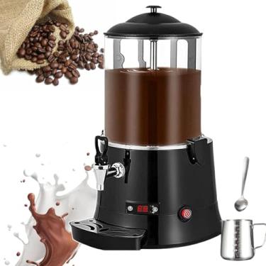 Imagem de Aquecedor Dispensador Chocolate Quente Para Máquina Elétrica 400 W, Aparelho Fusão Chocolate Comercial 5l / 10l, Temperatura Ajustável 30~90 ℃, Para Aquecimento Chocolate, Café,10L