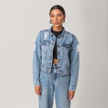 Imagem de Jaqueta Jeans Feminina Disparate-Feminino