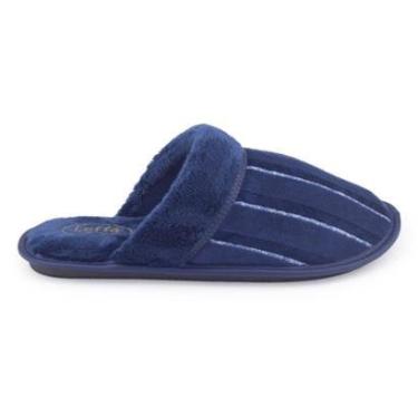 Imagem de Pantufa Masc Leffa 788 List/Marinho inverno frio-Masculino