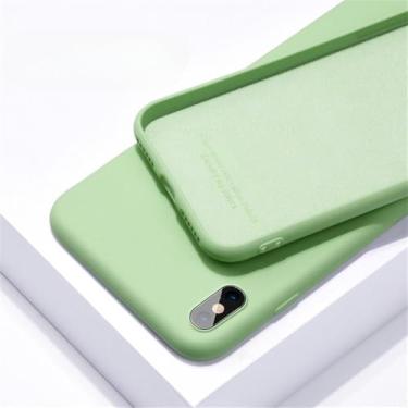 Imagem de Para oneplus 8 9 5t 6t 7 7t pro caso de silicone líquido macio tpu telefone capa para oneplus 5 6 7 10 pro 9 caso, verde, para oneplus 9 rt