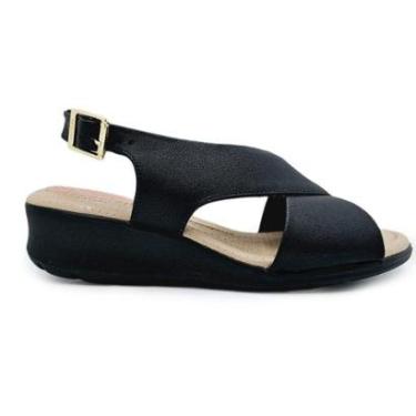 Imagem de Sandália Anabela Cruzada Modare Super Leve com Amortecedor-Feminino