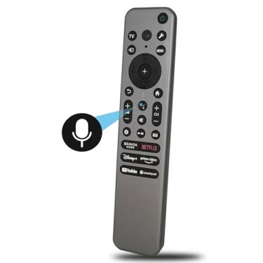 Imagem de Voice RMF-TX910U Controle remoto de substituição para Sony Smart TV RMF-TX810U X77L X90L KD-43X77L KD50X77L KD-55X77L KD-65X77L KD-75X77L KD-85X77L XR-55X90L XR-65X90L XR-65X90L R-75X9 0L XR-85X90L