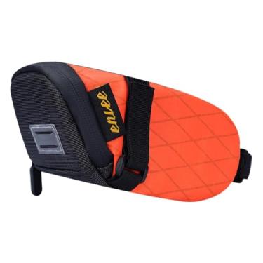 Imagem de Fancyes Bolsa de selim para bicicleta Bolsa para bicicleta sob o assento, resistente à água, leve e à prova de poeira Bolsa para bicicleta Bolsa traseira para, Laranja