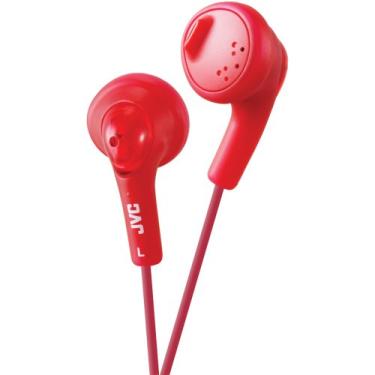 Imagem de JVC Fone de ouvido HAF160R Gumy Ear Bud vermelho