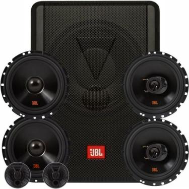 Imagem de Caixa Jbl Sw8a-ms + 02 Alto Falantes 6 6trfx55 + Kit 2 Vias