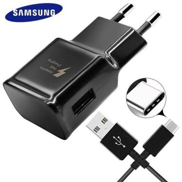 Imagem de Carregador Rapido Galaxy Note 10 10+ S20 A71 A90 - Preto Tipo c - Sams