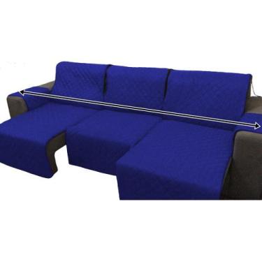 Imagem de Capa Protetor Para Sofa Retratil e Reclinavel 3,50M 3 Modulos (MEDIDA 