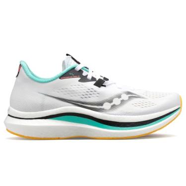 Imagem de Saucony Tênis feminino Endorphin Pro 2, Branco/preto/Vizi, 5