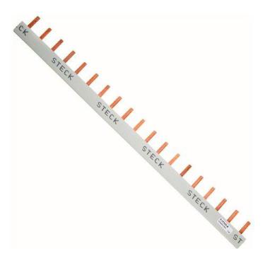 Imagem de Barramento Din Steck 12p Monofasico 1x12 210mm 80a