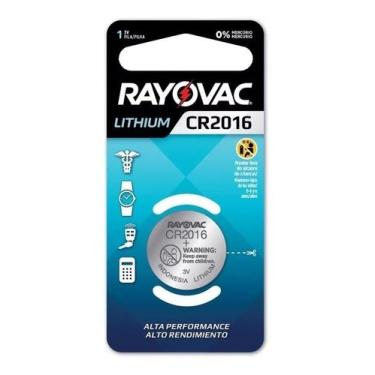 Imagem de Pilha Eletrônica Botão CR2016 1 un. - RAYOVAC