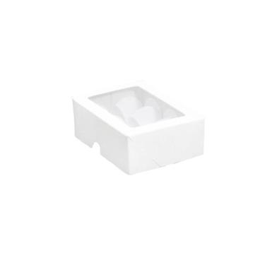 Imagem de 20 Caixas Para 6 Brigadeiro Visor Bombom Brigadeiro Trufas - Gráfica U