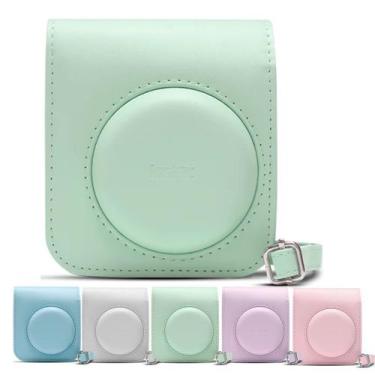 Imagem de Bolsa Case Original para Camera Instax Mini 12 com Alça Verde - Optiso