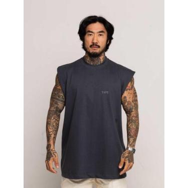 Imagem de Regata Oversized Thpe Premium  - Thpe Store, Cinza  chumbo, GG