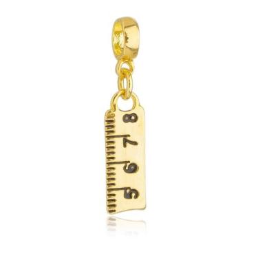 Imagem de Berloque de Régua Banhado a Ouro 18k - Work Semijoias