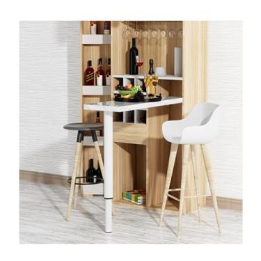 Imagem de Metal adjustable furniture legs, adjustable furniture support feet，Suitable for replacement legs for coffee tables, desks, islands, office desks, dresser legs(White)