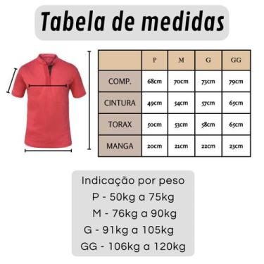 Imagem de Camisa Masculina Gola Padre Básica Algodão Com Elastano Slim - MT Clot
