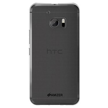 Imagem de AMZER Capa de proteção de TPU de gel macio para HTC 10, HTC 10 Lifestyle, HTC One M10 - Embalagem de varejo - Transparente