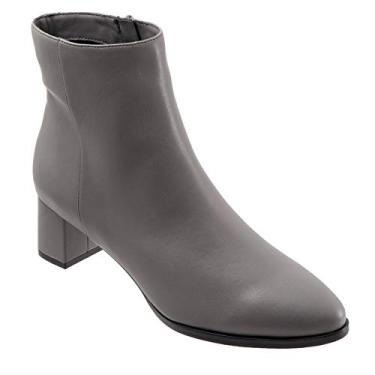 Imagem de Trotters Bota feminina Kim Ankle Boot, Cinza, 8 Narrow