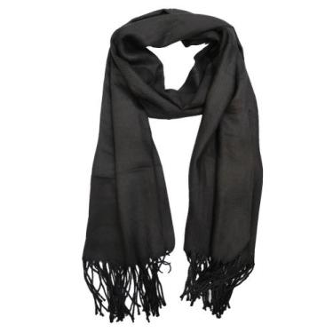 Imagem de Cachecol Lenço lisa Feminino Masculino Unissex Grosso Echarpe Inverno 