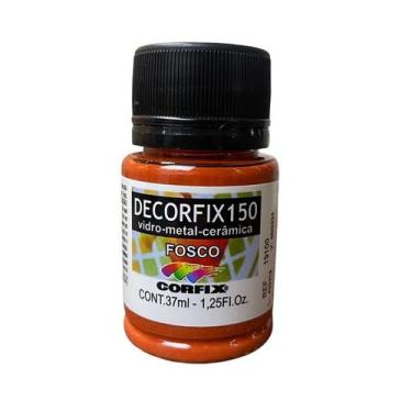 Imagem de Tinta Decorfix 150 Fosco 37ml 443 Castanho Damasco Corfix
