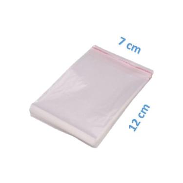 Imagem de Saco Adesivado Plastico Transparente 7x12 C/ 100 Unidades - F.S.