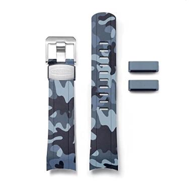 Imagem de Crafter Blue Pulseira de relógio CB10/CB10-F de substituição de borracha macia para Seiko Skx/SRPDxx /5 Sports/5 GMT Series