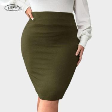 Imagem de Saias Evangelicas Moda Feminina Plus Size Secretaria Midi - COWGIRLS, 