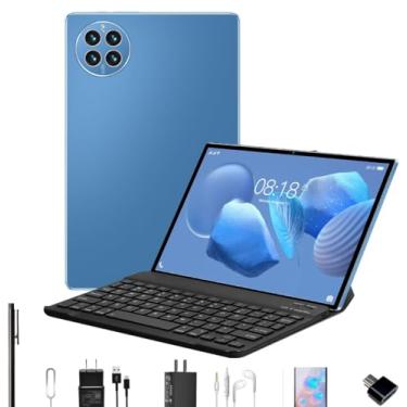 Imagem de Tablet M50 PRO Android 13, tela de 10,1 polegadas, câmera de 24 MP/16 MP, 8 GB de RAM + 256 GB de ROM, WiFi, Bluetooth, 8800 mAh, dois SIMs (Azul)