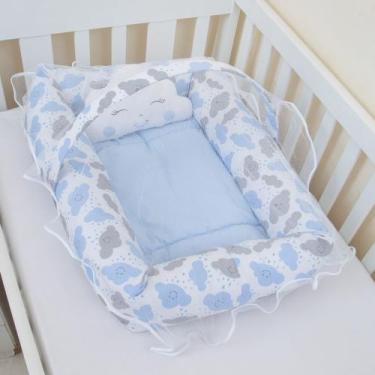 Imagem de Ninho Redutor Quadrado Com Mosquiteiro - Menino/Menina/ 3 PEÇAS - LALU