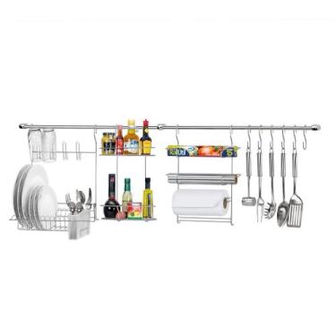 Imagem de Suporte para utensílios de cozinha parede cook home 10 - Arthi