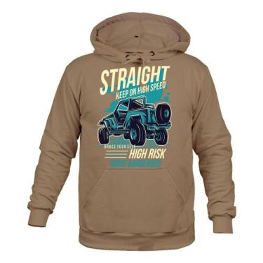 Imagem de Moletom 100% Algodão Quente Straight - Surprass, Bege, GG