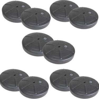 Imagem de Combo 5 Base Para Arco de Balões Desmontável Estrutura Festa Suporte -