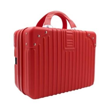Imagem de Kit 2 Maleta Frasqueira Viagem de Mão Abs Reforçada - Kingleen, Vermel