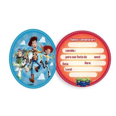 Imagem de Convite de Aniversário Toy Story 4 - 8 Unidades - Regina