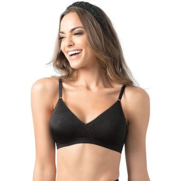 Imagem de Sutiã Anatômico DeMillus 61411 Poá, Preto, 44