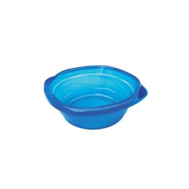 Imagem de Bacias Plásticas Transparentes ou Azul 5,5 Litros - Brasami, Azul
