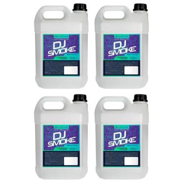 Imagem de 4 Liquidos / Fluidos De 5 Litros Para Máquinas De Fumaça Dj Smoke Lumi