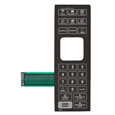 Imagem de Membrana teclado Para Microondas Philco Pme 25 Pme 25bm Espelhada - TN