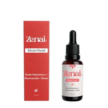 Imagem de Sérum Facial Zenai 30ml  Ácido Hialurônico, Niacinamida e DMAE para Re