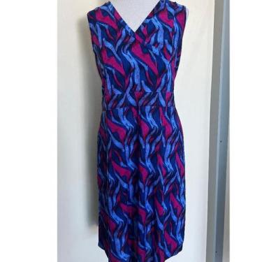 Imagem de Vestido Sem Mangas Com Cintura Regulável  e Traspassado Gola V Sem Man