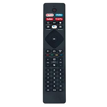 Imagem de NH800UP BT800 Controle remoto substituído compatível com Philips Android Smart TV 32PFL5505/F7 32PFL5505F7 43PFL5604/F7 50PFL5604F7 50PFL5604F7A 50PFL5704/F7 50PFL5704F7 7 55 unidades FL5604/F7