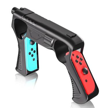 Imagem de Nargos Game Gun Para Nintendo Switch/Switch Oled, Compatível Com Jogos De Tiro, Big Buck Hunter Arcade, Resident Evil, Sniper Elite, Doom, Hunting Simulator, Wolfenstein, Payday, Ideal Para Diversão