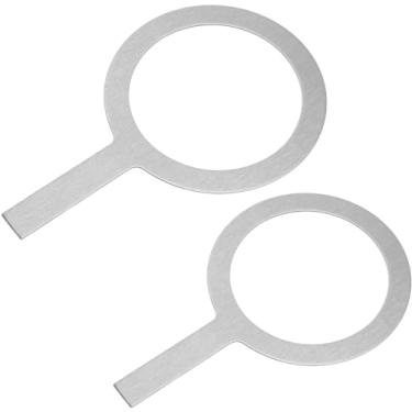 Imagem de 2 Peças Anéis Para Assar Chá Com Leite Ferramenta De Aquecedores De Manteiga Tampa Da Borda Da Xícara De Café Acessórios Para Xícara De Chá Queimado Portátil Aço Inoxidável Beira