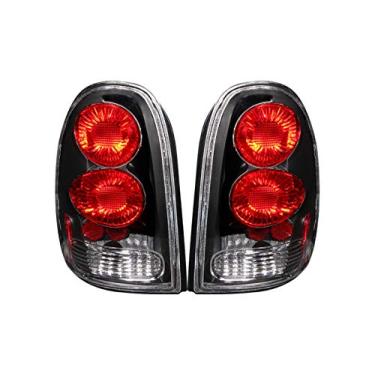 Imagem de Anzo USA Conjunto de luz traseira preta Chrysler 211039 - (vendido em pares)