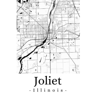 Imagem de Joliet Illinois: Your city, your region, your home! | Composition Notebook 6x9 plaid 120 pages