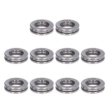 Imagem de Rolamento de Esferas Axial, Rolamento de Aço, Kit de Rolamento Axial de Metal Destacável Com Tamanhos Padrão, para Ganchos de Guindaste, Bombas de água, Macacos (51105)